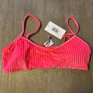 Dippin' Daisy's Neon Pink Striped Bandeau